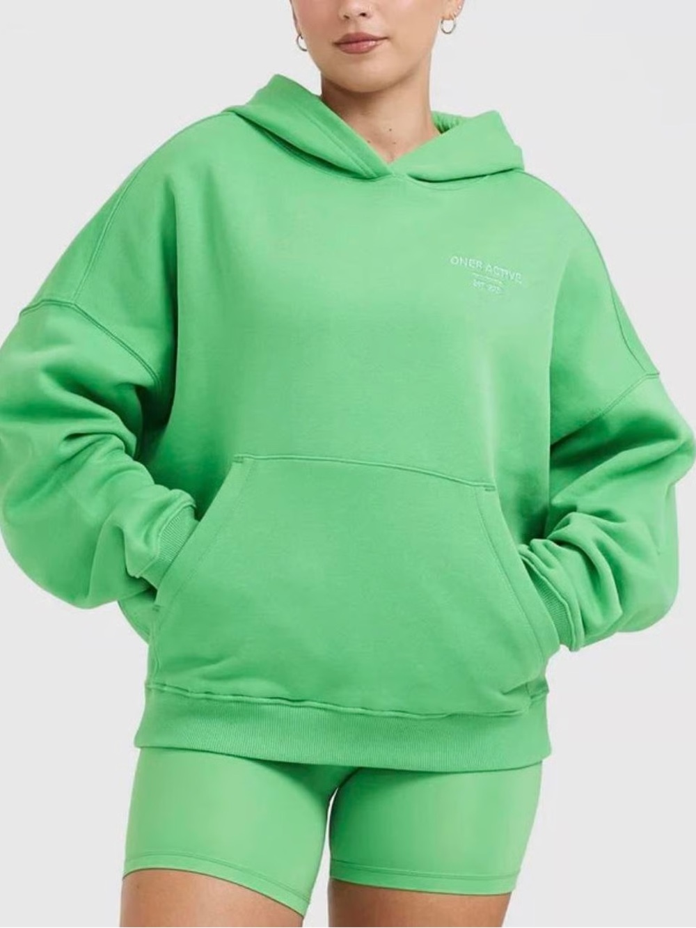 Oner Active All Day Est 2020 Jade Green Size S Hoodie